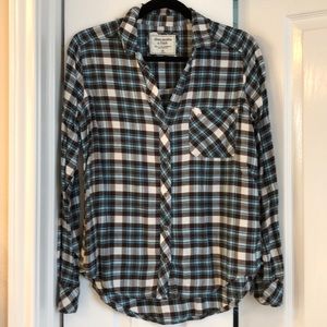 Abercrombie and Fitch Flannel Dress Shirt